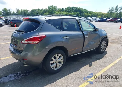 2014 Nissan Murano Sl z USA, uszkodzony, nr VIN JN8AZ1MWXEW533450